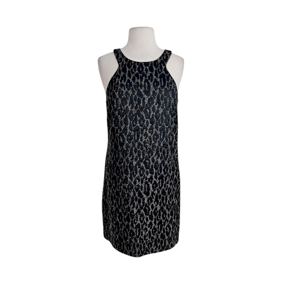 NWT Trina Turk Black & Gold Leopard Print Cocktail Dress - Picture 5 of 7